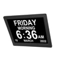 thumbnail image 4 of RelOJ Digital Con Calendario Diurno de 8,7 Pulgadas, Pantalla Grande, Recordatorios de Medicamentos, Atenuació Automática, 8 Idiomas, Demencia Con Problemas de Visión,, 4 of 7