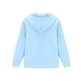 thumbnail image 3 of TQWQT Girls Hoodie Sweatshirt Long Sleeve Pullover Tops Casual Solid Color Hooded Jacket Outerwear Kids Fashion Clothing Fall Winter Spring Oversized Loose Fit Teen Girls Clothes Blue 7-8 Years, 3 of 3