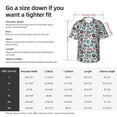 thumbnail image 3 of KLL Men's Hawaiian Shirt Short Sleeve Button Down Beach Shirts-American Musical, 3 of 5