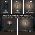 thumbnail image 3 of Yayeee LED Night Lights with Motion Detectors Auto Dusk to Dawn Light Sensors, 2 Pack, Blue Butterfly, 3 of 7