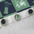 thumbnail image 4 of Feelyou Kawaii Golf Car Black Out Curtains, Eat Sleep Sleep Curtains Pack of 2 (42x63 Each), Cartoon Ball Gaming Gamer Bedroom Curtains, Black Out Curtains Decor, 4 of 6