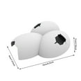 thumbnail image 2 of 2025 Reptile Hide ABS Plastic Eggshell Hollow Log Design Climbing Concealed Hole for Gecko Cabrite Ophidian Hermit Crabs Frogs Reptile Tank, 2 of 3