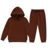 thumbnail image 3 of shqvo Girls' Activewear Sets Size 2-13 Plain Hooded Hoodie and Sweatpant 2 Piece Sweat Suits Long Sleeve Solid Color Kids Sweat Set Fall Outfits Fall Clothes for Toddler Girls, 3 of 4