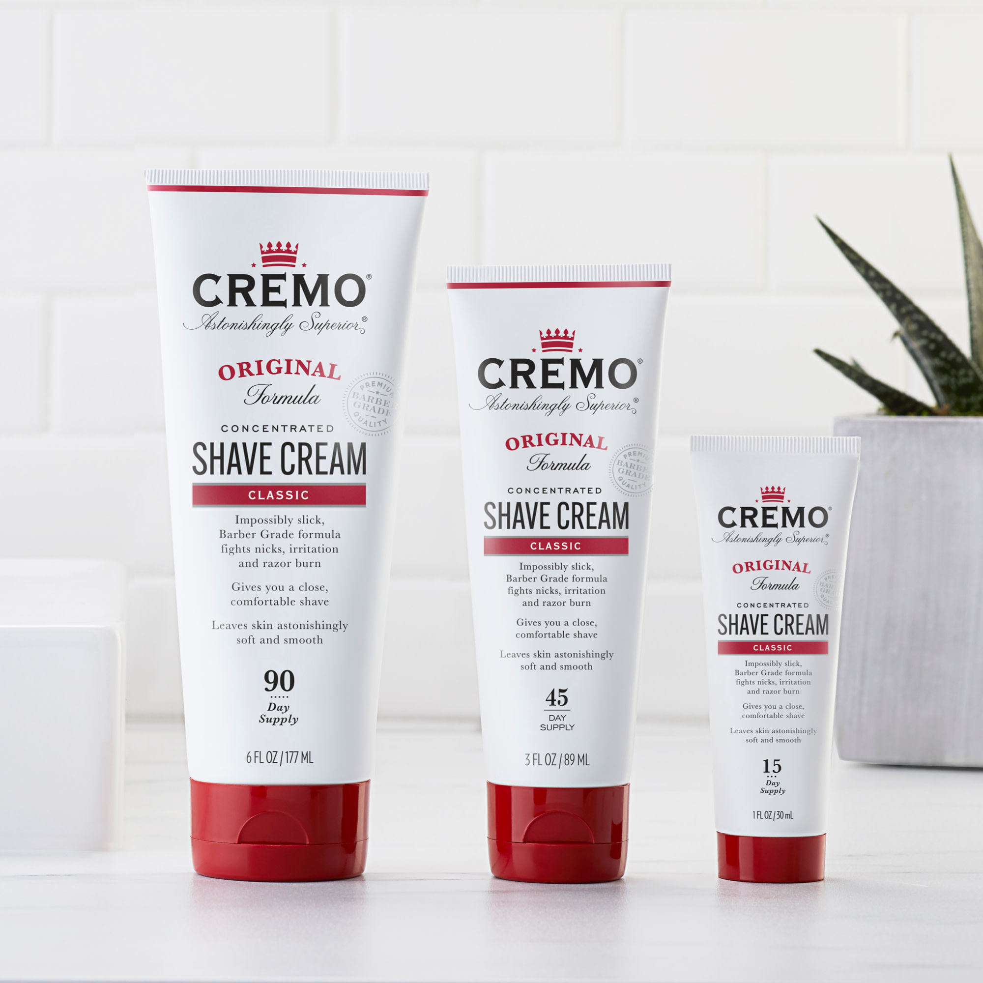 Cremo Original Shave Cream, Classic Scent, 1 oz.
