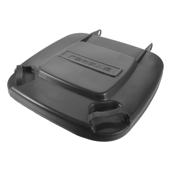 HEANUJJ Trash Can Lid Plastic Black for and Easy Cleaning