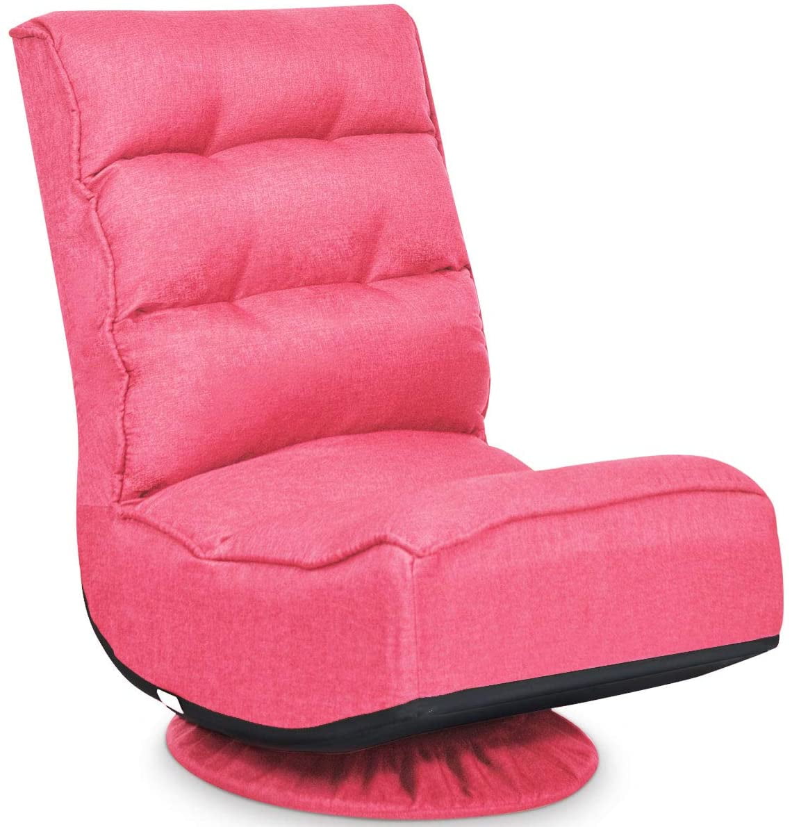 360 Degree Swivel Floor Chair, Folding Floor Gaming Chair with 5