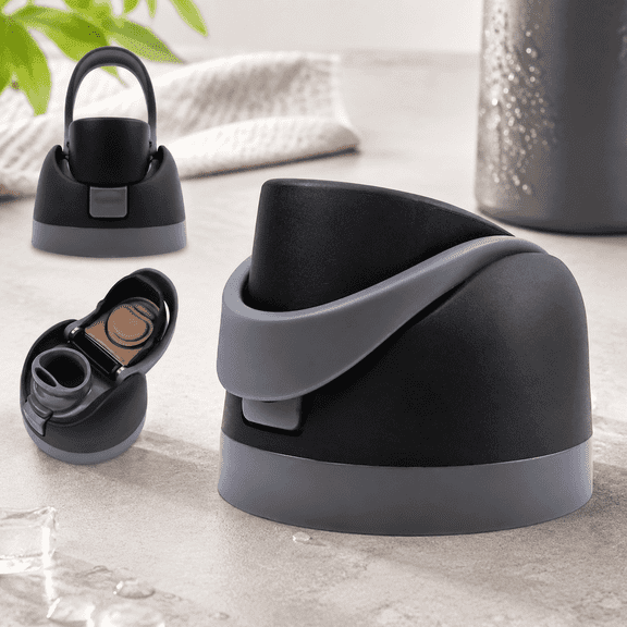 Cup Lids-Replacement Lid,Compatible Owala Cup 16oz 24oz 32oz 40oz ,Lid Replacement Accessory Leakproof ,Black and gray
