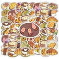 thumbnail image 3 of 35pcs-50pcs Cute Sushi Stickers Food Cafe Stickers Adorable Fish Decals for Luggage Laptop Phone, 3 of 9