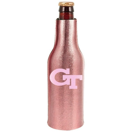 Cooler Georgia Tech Yellow Jackets - Georgia Tech Yellow Jackets 12oz. Rose Gold Bottle Cooler - No Size