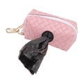 thumbnail image 3 of Distributeur de Sacs à Ordures pour Chien, Porte-Sac à Caca avec Fermeture Éclair Mate Multifonctionnel Portable Grande Capacité Taille de Trou Appropriée pour Extérieur pour Animaux Gris Élégant, Bleu Brume, Sakura, 3 of 8