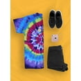 thumbnail image 3 of All Dreams Are Possible Tie Dye Spiral Women -Image by Shutterstock, Female Large, 3 of 4