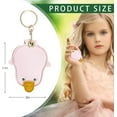 thumbnail image 2 of Leather Keychain Case Holder for Apple Airtag,Protective Air Tag Cover with Keychain Ring,Anti-Scratch Airtags Case for Keys, 2 of 6