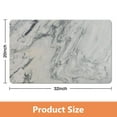 thumbnail image 3 of Marble Bath Mat - Soft & Luxurious 20x32 inch Bathroom Rug Runner, Modern Design, Long & Non-Slip, Machine-Washable Floor Rug for Shower & Tub, 3 of 5