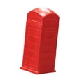 thumbnail image 4 of HILABEE 1/64 Miniature Scenes Realistic Painted Collectibles Layout Props Tiny Model Telephone Booth Red, 4 of 9