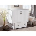 thumbnail image 2 of Atlantic Furniture Nantucket Coffre-Lit Escamotable avec Station de Recharge et Matelas, Simple, Blanc, 2 of 4