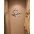 thumbnail image 5 of Modern Metal Iron Wall Art, Abstract Sun Line Wall Decor, Minimalist Artistic Hanging Ornament for Home Bedroom Living Room Indoor Decoration, 5 of 6