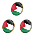 thumbnail image 1 of Insignias La Nacional Palestina Insignia Esmaltada Cristal Traje Recuerdo (25 Mm), 1 of 2