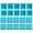 Lake Blue, variant on 20PCS DSA Keycaps Thick PBT DSA 1U Height Keycap Set Blank Personality Supplement Keycaps