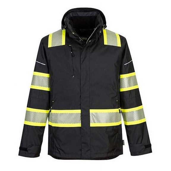 Portwest F144 Mens Durable Iona Plus Extreme Protection Winter Work Jacket Black, X-Large