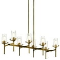 thumbnail image 7 of 8 Light Double Linear Chandelier In Vintage Industrial Style-19 Inches Tall And 17 Inches Wide Kichler Lighting 43696Ch, 7 of 7