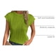 thumbnail image 4 of Camiseta PRETTYGARDEN Verde Militar Manga Corta para Primavera-Verano 2025, 4 of 9