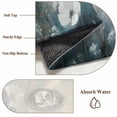 thumbnail image 6 of 3'x5' Area Rugs, Botanical White Floral Indoor Outdoor Area Rug for Living Room Bedroom, Abstract Oil Painting Plant Washable Bathroom Rugs Kitchen Floor Carpet Mats Home Decor Aesthetic, 6 of 8