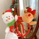 thumbnail image 2 of Horquilla de felpa de Navidad para mujer, Clip lateral con flequillo, tocado de dibujos animados, Red roja, tocado de estudiante dulce, Año Nuevo, 2024, 2 of 3