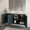 thumbnail image 2 of Modway Bryn 48" Modern Wood/Ceramic Wall-Mount Bathroom Vanity in Gray/White, 2 of 8