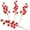 12 red berries × 20 pcs, variant on 20-Pack 7-Inch Artificial Berry Picks - Red Holly Berry Stems for Christmas Tree, Wreath Crafts, and Wedding Home Decor