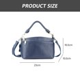 thumbnail image 2 of Bolso pequeño de lujo de cuero genuino bandolera con asa superior bolsos de hombro para mujer, 2 of 5