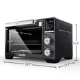 thumbnail image 5 of Calphalon - Horno freidora de aire, 11 en 1, combo de freidora de aire para horno, 26.4 cuartos de galón/25 L, se adapta a pizza de 12 pulgadas, acero inoxidable, 5 of 5