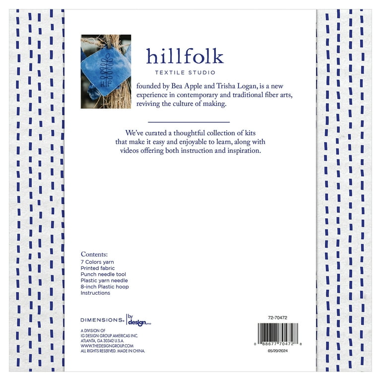 Hillfolk Punch Needle Landscape Kit Includes A 8 Inch