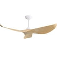 thumbnail image 2 of Sofucor Ventilateur de Plafond Moderne Blanc de 52 Pouces, Hélice, 2 of 9