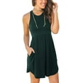 thumbnail image 7 of JuneFish Women's Summer Dress Casual Beach Sundress Stretchy Tank Dress with Pockets, 7 of 7