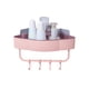 thumbnail image 1 of Estante De Ducha De Esquina De Pared, Estante Triangular Con Gancho, Estante De Baño, Soporte De Estante De Ducha De Champú, Estante De Almacenamiento De Cocina, Organizador Minnieouse HA024015-01, 1 of 6