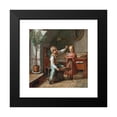thumbnail image 2 of David Monies 15x15 Black Modern Framed Museum Art Print Titled - Blowing Bubbles, 2 of 5