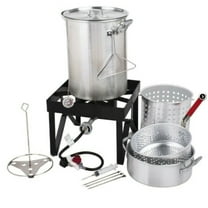 Backyard Pro 30 Qt. Deluxe Aluminum Turkey Fryer Kit / Steamer Kit
