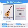 thumbnail image 3 of 20 Pcs/Set Instrument Flash Cards | Learning Toys Flashcards for Children Pre-K, Toddlers and Kids, 3 of 6