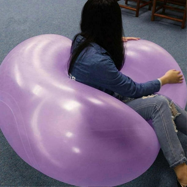 Hot-selling blown ball transparent bubble ball inflatable ball bubble ball creative children big light ball Large purple