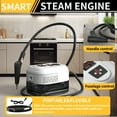 thumbnail image 3 of Household High Pressure High Temp Handheld Steam Cleaner with LCD Display Adjustable Switch, 40.58oz Tank, for Kitchen, Sofa, Carpet, Ideal Easter Gift, 3 of 16
