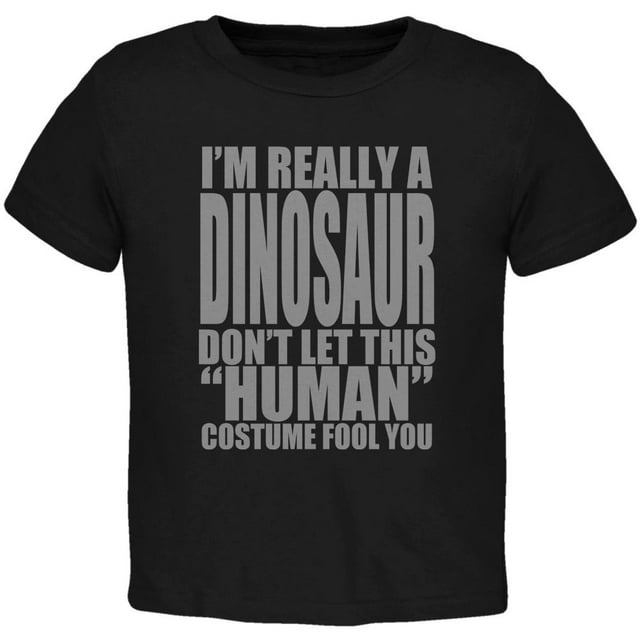 Costume de Dinosaure Humain Halloween T-Shirt pour Tout-Petit