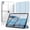 Sky Blue, variant on Clear Back Trifold Stand Cover for iPad Air 11" M2/M3/M4 & Air 4/5 10.9", Slim Smart Case with Apple Pencil Slot Auto Sleep Wake, Sky Blue