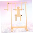 thumbnail image 3 of CTIRCHIU 2Set Gymnastics Bars for Toddlers Bamboo Material with ParentChild Interaction and Brain Development, 3 of 8