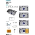 thumbnail image 2 of Premium Stainless Steel Kitchen Sink Wide Size, 2 of 2