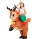 thumbnail image 4 of Nuevo disfraz inflable de alce, conejo, flamenco, traje de Purim, Pascua, Halloween, fiesta de Navidad, mascota, juego de rol de lujo para niños adultos, 4 of 5