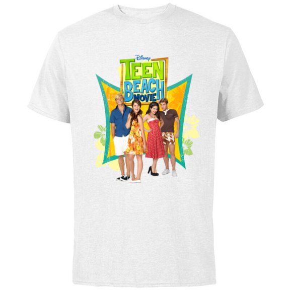 Disney Channel Teen Beach Movie Cast - Short Sleeve Cotton T-Shirt for Adults - Customized-White