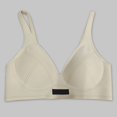 thumbnail image 2 of Brasier Tela de Mantequilla Sujetador Yungan para Mujer, sin Costuras, con Tiras de Gelatina Secundarias, sin Aros, con Fruncido Pequeño y Soporte Suave Mediana, 2 of 3