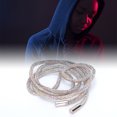 thumbnail image 4 of DIY Rhinestone Rope,  Rhinestone Rope Rhinestones Rope Decoration 6mm / 0.2in Shiny Rhinestone  For Clothing Light Blue,AB Color, 4 of 8