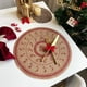 thumbnail image 1 of Mantel Individual Navideño Redondo Tejido de Nailon Rojo con Diseño de Reno y Copos de Nieve, 14,9 Pulgadas, Resistente Al Calor, Protector de Mesa Festivo, Tapete de Cocina para Reuniones Familiares, 1 of 6