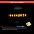 thumbnail image 4 of AKKON - Fits 2018 2019 2020 Jeep Wrangler Front Fender LED Black Corner Light w/Led Sequential Turn Signal Pair LH+RH, 4 of 7
